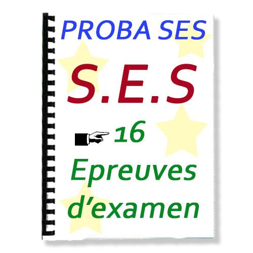 Couverture de 16 Anciens Probatoire SES (série SES)