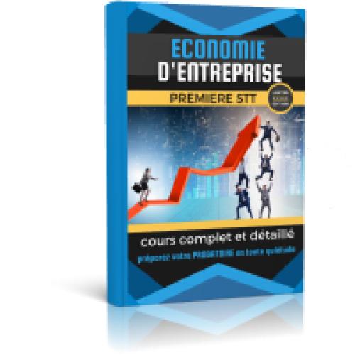 Couverture de Cours d'Economie d'entreprise Première STT