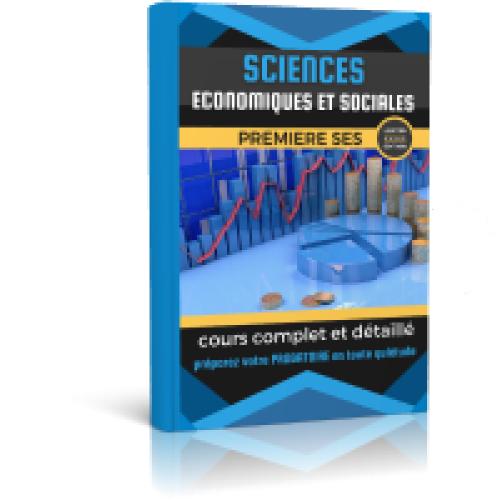 Couverture de Cours des Sciences Economiques et Sociales Première SES