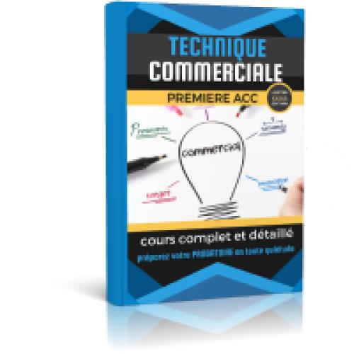 Couverture de Cours Techniques Commerciales PACC