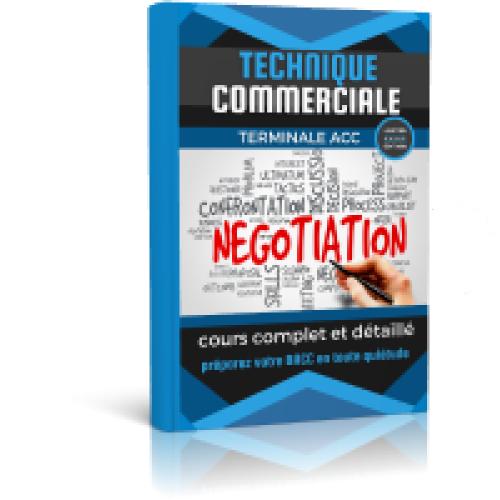 Couverture de Cours Techniques Commerciales TACC