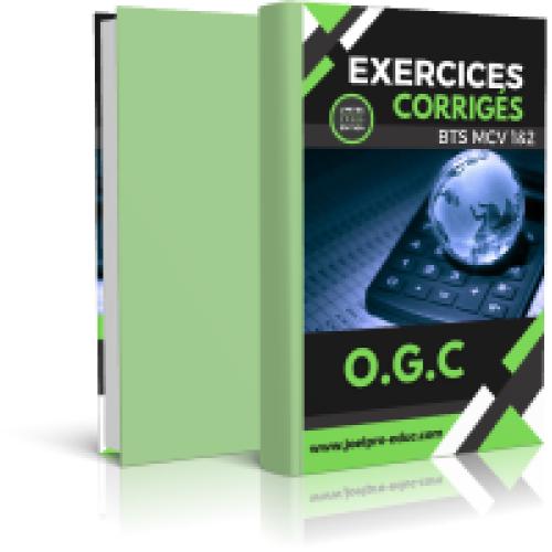 Couverture de Exercices corrigés d'O.G.C au BTS 1-2 MCV-ACO
