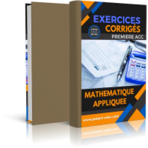 Couverture de Pack Exercices corrigés de Mathématique appliquée PACC