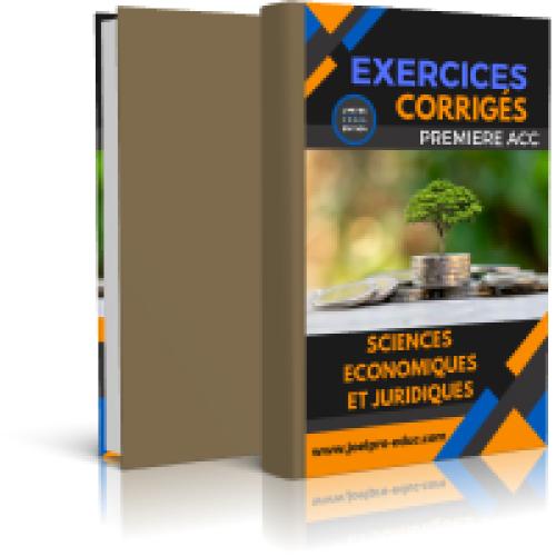 Couverture de Pack Exercices corrigés de Sciences Economiques et Juridiques PACC