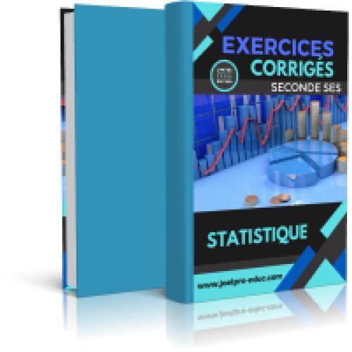 Couverture de Pack Exercices corrigés de Statistique 2nde SES