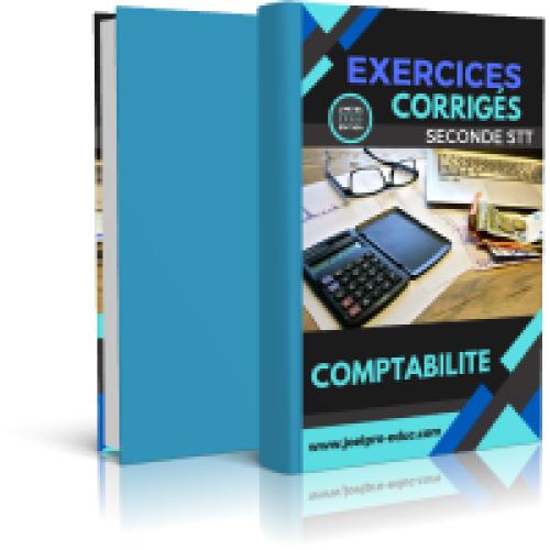 Couverture de Pack Exercices corrigés de Comptabilité financière 2nde STT