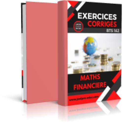 Couverture de Exercices Corrigés de Maths financière BTS Tronc Commun
