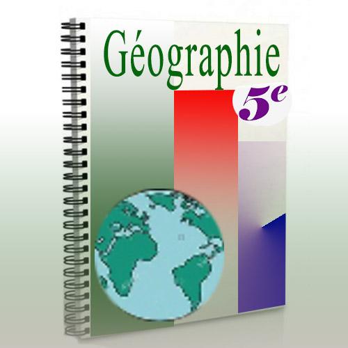 Couverture de Cours de Géographie 5e