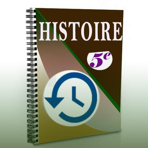 Couverture de Cours d'Histoire 5e
