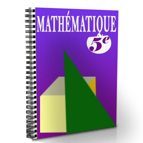 Couverture de Cours de mathématiques 5e