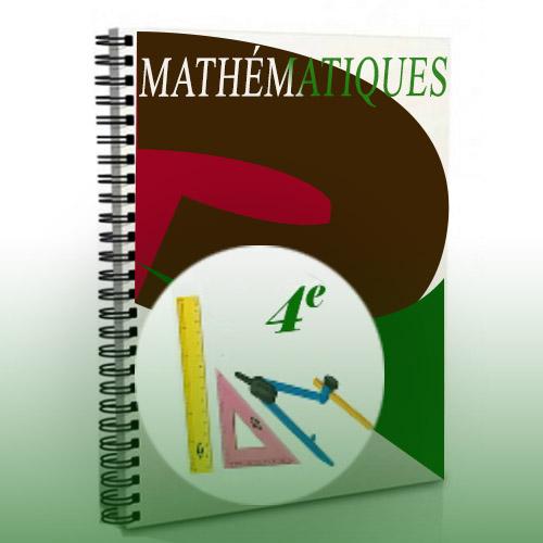 Couverture de Cours de mathematiques 4e
