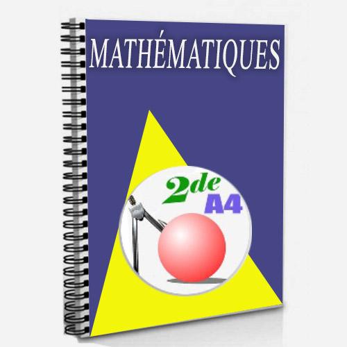 Couverture de Cours de mathematiques 2nde A4