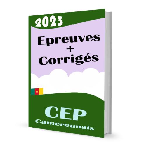 Couverture de Epreuves du CEP 2023