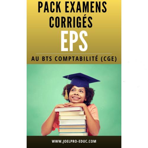 Couverture de PACK SUJETS EXAMEN CORRIGE EPS BTS CGE