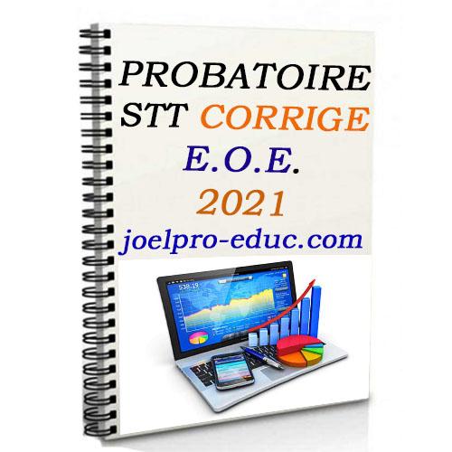 Couverture de EPREUVE EOE PROBATOIRE 2021
