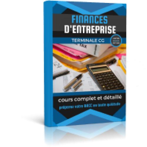 Couverture de COURS DE FINANCES ENTREPRISE TERMINALL CG