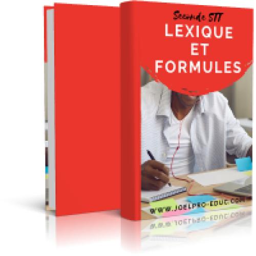 Couverture de Lexique et Formules 2nde STT